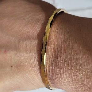 Monet Vintage Faceted Bangle Bracelet